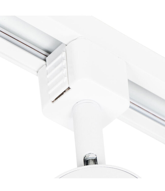 1-Phasen-Schienenstrahler Modern mit GU10-Sockel , Gehäuse weiß