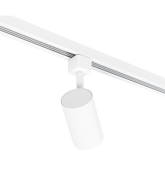 1-Phasen-Schienenstrahler Modern mit GU10-Sockel , Gehäuse weiß