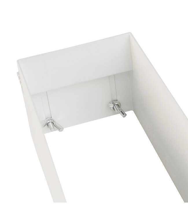 Trimless Inbouw Spot Armatuur, gatmaat 270x89mm, Wit, incl. Stucrand (3x GU10 50mm spot)