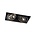 Trimless Einbaustrahler, Lochgröße 300x157mm, schwarz, inkl. Stuckrand (2x G53 AR111 Spot)