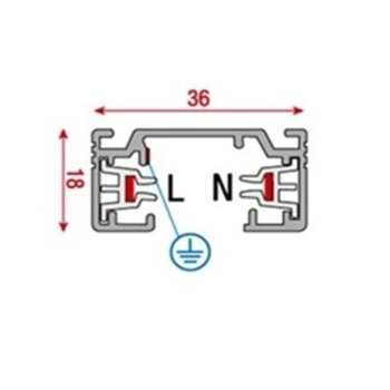 1 Phasen Schienensystem