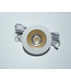 Inbouw LED Spot 4x3w CAB, 4x270 Lumen, 2700K, IP54, Dimbaar, CRI90, Wit Armatuur, Gatmaat 55mm, 2 Jaar Garantie