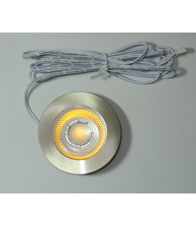 LED-Einbaustrahler 4x3w CAB, 4x270 Lumen, 2700K, IP54, dimmbar, CRI90, Stahlarmatur, Lochgröße 55mm, 2 Jahre Garantie