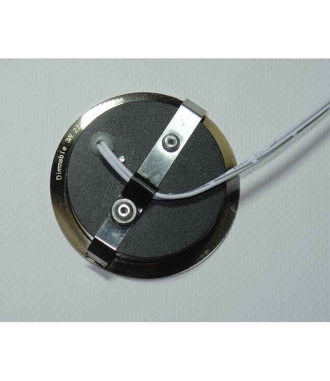 Inbouw LED Spot 4x3w CAB, 4x270 Lumen, 2700K, IP54, Dimbaar, CRI90, Staal Armatuur, Gatmaat 55mm, 2 Jaar Garantie