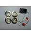 Inbouw LED Spot 4x3w CAB, 4x270 Lumen, 2700K, IP54, Dimbaar, CRI90, Staal Armatuur, Gatmaat 55mm, 2 Jaar Garantie