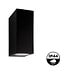 Wandleuchte Mis auf/ab, Schwarz, IP54, (2x GU10-Spot)