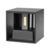 LED Wandlamp Cube 2x3 Watt, 2x 270 Lumen, 3000K Warm wit, Dimbaar, IP65, Grijs, 2 Jaar Garantie