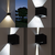 LED Wandlamp Cube 2x3 Watt, 2x 270 Lumen, Dimbaar, IP65, Zwart, 2 Jaar Garantie