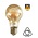 E27 Led Lamp 4w Edison, A60, 2200K Flame, 270 Lumen, Dimbaar, Amber Glas, 2 Jaar Garantie