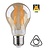 E27 Led Lampe 6,5w Edison, A60, 2700K Flamme, 630 Lumen, dimmbar, Braunglas, 2 Jahre Garantie