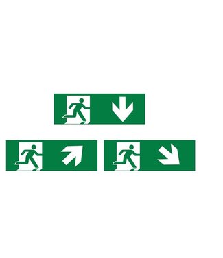 Lose Aufkleber Bulkhead Notbeleuchtung (3 Varianten)
