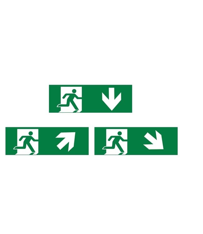 Losse Sticker Bulkhead Noodverlichting (3 Varianten)