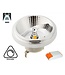 G53 AR111 LED Spot 12w, 700 Lumen, 45°, Incl. Led Driver, Dimbaar, 2 Jaar Garantie