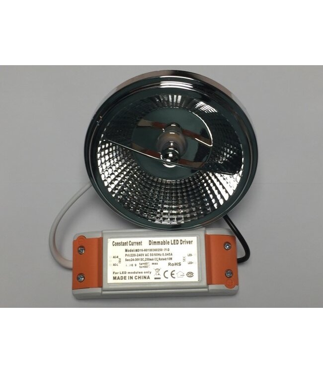 G53 AR111 LED Spot 12w, 700 Lumen, 45°, inkl. Led-Treiber, dimmbar, 2 Jahre Garantie