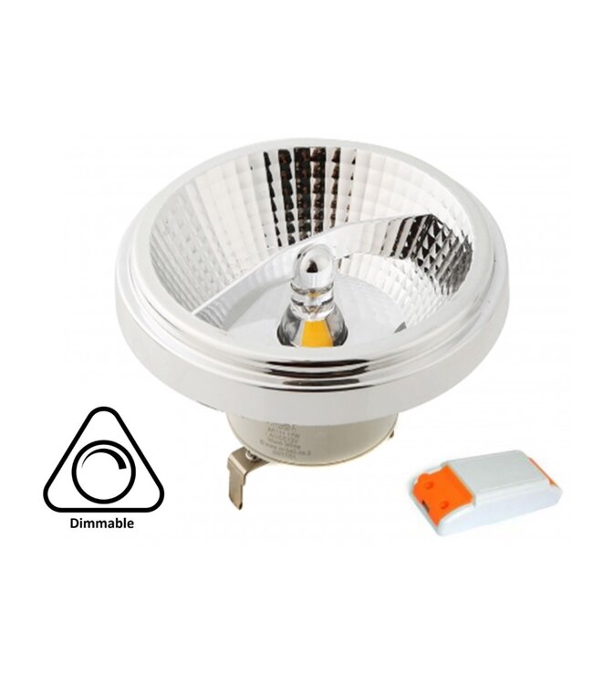 G53 AR111 LED Spot 12w, 700 Lumen, 45°, inkl. Led-Treiber, dimmbar, 2 Jahre Garantie