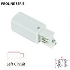 Proline Serie - 3-Phasen-Schiene 4-Leiter-Klemmenblock LINKS - Weiß