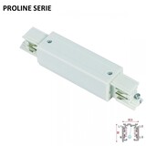 Proline Serie - 3 Fase Rail 4 Wire MIDDEN-Aansluitblok - Wit