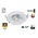 LED-Einbaustrahler 5w Flat, 450 Lumen, 2200K, schwenkbar, IP54, CRI90, weiße Leuchte, Lochgröße 75mm, 2 Jahre Garantie