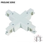 Proline Serie - 3 Fase Rail 4 Wire X-Koppelstuk  - Wit