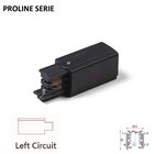 Proline Serie - 3-Phasen-Schiene 4-Leiter-Klemmenblock LINKS - Schwarz