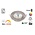 Inbouw LED Spot 5w Flat, 450 Lumen, Dim To Warm, Kantelbaar, IP44, Dimbaar, CRI90, Staal Armatuur, Gatmaat 72mm, 2 Jaar Garantie