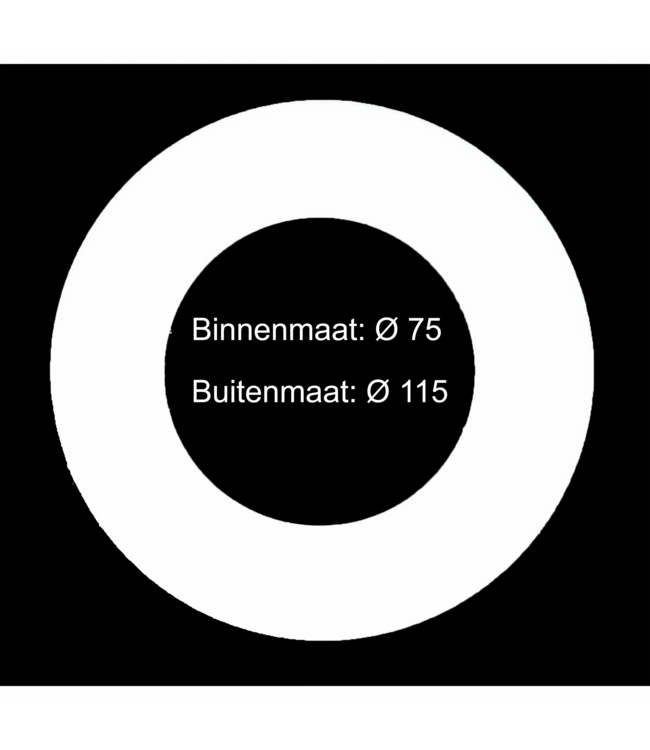 Adapterring | Weiß | Ø75-115mm