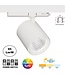 PRIME 3 Fase LED Rail Spot met Wattage switch: 6-20W,  CCT-Switch, 620 tot 1950 lumen, CRI>90, Witte Behuizing , 5 Jaar Garantie