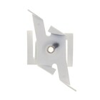 3-Phasen-Schiene 4-Leiter-System Deckenbefestigungen - Weiß