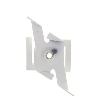 3-Phasen-Schiene 4-Leiter-System Deckenbefestigungen - Weiß