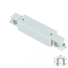 Proline Serie - 3 Fase Rail 4 Wire MIDDEN-Aansluitblok - Wit