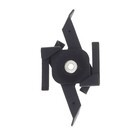 3-Phasen-Schiene 4-Leiter-System Deckenbefestigungen - Schwarz