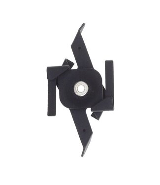 3 Fase Rail 4 Wire Systeemplafondbeslag - Zwart