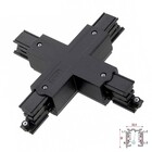 3-Phasen-Schiene 4-Draht X-Koppler - Schwarz