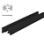 1 Fase Rail 2 wire Zwart - Tot 2 Meter Leverbaar