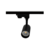 1 Fase Rail armatuur met GU10 Fitting Kort Verdiept, Zwartkleurige behuizing