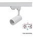 Backorder:  1 Fase Rail armatuur met GU10 Fitting Kort Verdiept, Witkleurige behuizing