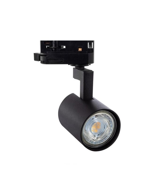 1-Phasen-Schienenstrahler Compact | GU10-Fassung | Schwarzes Gehäuse