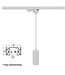 1 Fase Rail Hanglamp Wit, Kabellengte 150cm, Met GU10 Fitting