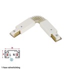 1-Phasen-Schiene 2-adriges FLEX-Verbindungsstück – Weiß