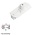 1-Phasen-Schienenadapter Luxe Wit – Für Pendelleuchten – Maximale Belastung 5 kg