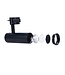 1 Fase Rail Spot 10w, 820 Lumen, CCT-Switch (3000K/4000K/6000K), CRI90, Incl. UGR Filter, Zwartkleurige behuizing, 3 Jaar Garantie