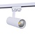 1 Fase Rail Spot 10w, 820 Lumen, CCT-Switch (3000K/4000K/6000K), CRI90, Incl. UGR Filter, Witkleurige behuizing, 3 Jaar Garantie