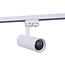 1 Fase Rail Spot 10w, 820 Lumen, CCT-Switch (3000K/4000K/6000K), CRI90, Incl. UGR Filter, Witkleurige behuizing, 3 Jaar Garantie