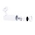 1 Fase Rail Spot 10w, 820 Lumen, CCT-Switch (3000K/4000K/6000K), CRI90, Incl. UGR Filter, Witkleurige behuizing, 3 Jaar Garantie