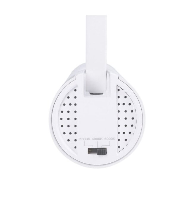 1-Phasen-Schienenstrahler 10 W, 820 Lumen, CCT-Schalter (3000 K/4000 K/6000 K), CRI90, inkl. UGR-Filter, weißes Gehäuse, 3 Jahre Garantie