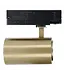 3-Phasen-LED-Schienenstrahler, TRIAC-dimmbar,  Wattageschalter: 10/20/30 W,  CCT-Schalter, 950 bis 2850 Lumen, CRI>90, goldenes Gehäuse , 3 Jahre Garantie