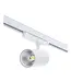 3 Fase LED Rail Spot ROS Koker, TRIAC-Dimbaar,  Wattage switch: 10/20/30w,  CCT-Switch, 950 tot 2850 lumen, CRI>90, Witte Behuizing , 3 Jaar Garantie