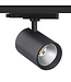 3 Fase LED Rail Spot ROS Koker, TRIAC-Dimbaar,  Wattage switch: 10/20/30w,  CCT-Switch, 950 tot 2850 lumen, CRI>90, Zwarte Behuizing , 3 Jaar Garantie