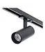 Backorder: 1 Fase Rail Spot 10w, 800 Lumen, CCT-Switch (2700K/3000K/4000K), CRI90, UGR19, Dimbaar, Zwartkleurige behuizing, 3 Jaar Garantie