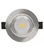 Inbouw LED Spot 6w Flat, 400 Lumen, CCT Switch (2700K/3000K/4000K), Kantelbaar, IP65, Dimbaar, CRI90, Staal Armatuur, Gatmaat 68-72mm, 2 Jaar Garantie